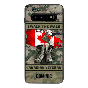 Personalized Canadian Veteran Phone Case OCT-DT09