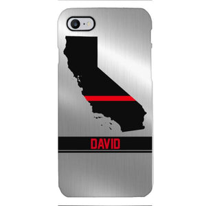 Personalized California Firefighter Phone Case OCT-MQ10