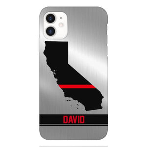 Personalized California Firefighter Phone Case OCT-MQ10