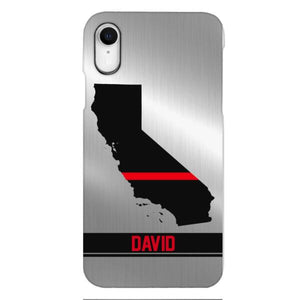 Personalized California Firefighter Phone Case OCT-MQ10