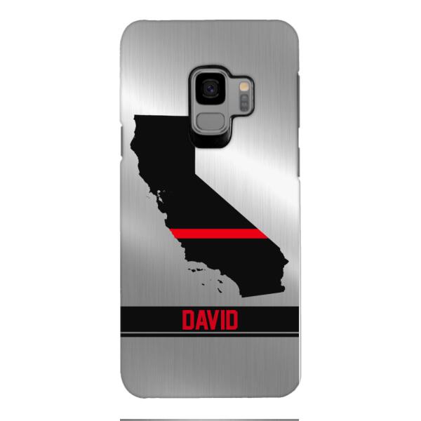 Personalized California Firefighter Phone Case OCT-MQ10