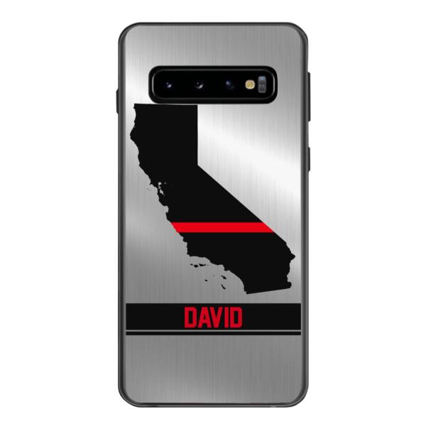 Personalized California Firefighter Phone Case OCT-MQ10