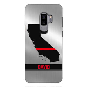 Personalized California Firefighter Phone Case OCT-MQ10