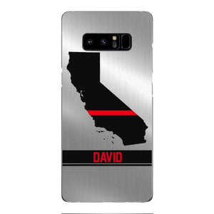 Personalized California Firefighter Phone Case OCT-MQ10