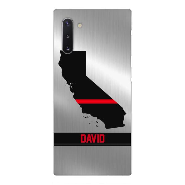 Personalized California Firefighter Phone Case OCT-MQ10