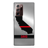 Personalized California Firefighter Phone Case OCT-MQ10