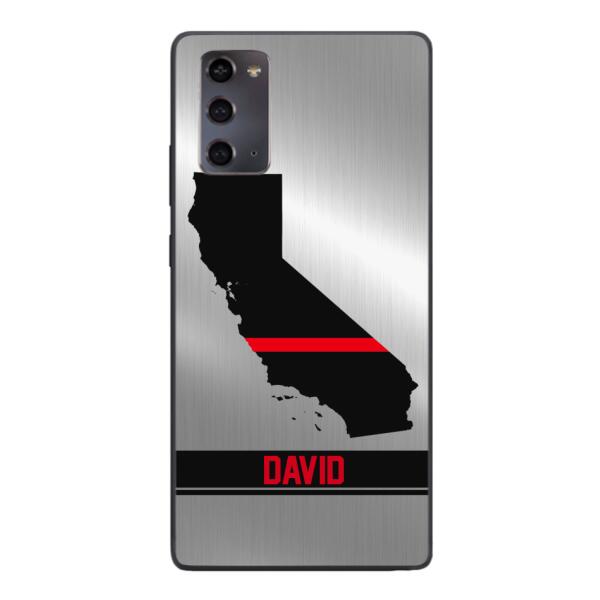 Personalized California Firefighter Phone Case OCT-MQ10