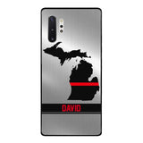 Personalized Michigan Firefighter Phone Case OCT-MQ10