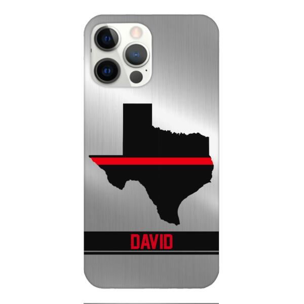 Personalized Texas Firefighter Phone Case OCT-MQ10