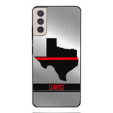 Personalized Texas Firefighter Phone Case OCT-MQ10