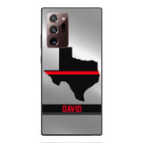 Personalized Texas Firefighter Phone Case OCT-MQ10