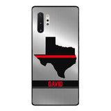 Personalized Texas Firefighter Phone Case OCT-MQ10