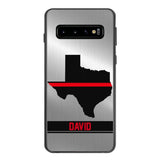 Personalized Texas Firefighter Phone Case OCT-MQ10