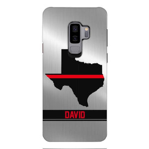 Personalized Texas Firefighter Phone Case OCT-MQ10