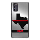 Personalized Texas Firefighter Phone Case OCT-MQ10