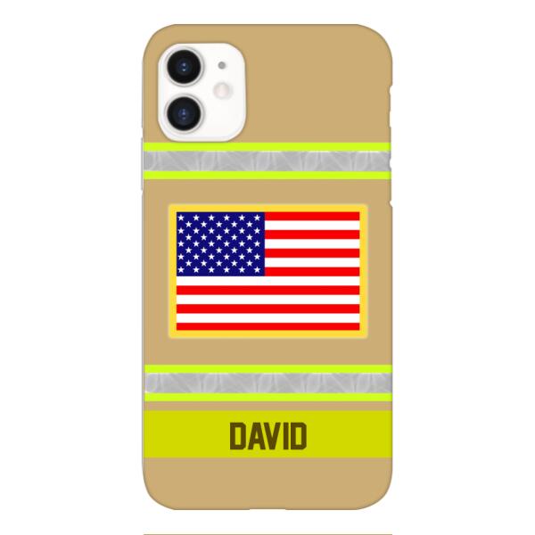 Personalized U.S Firefighter Phone Case OCT-QH10