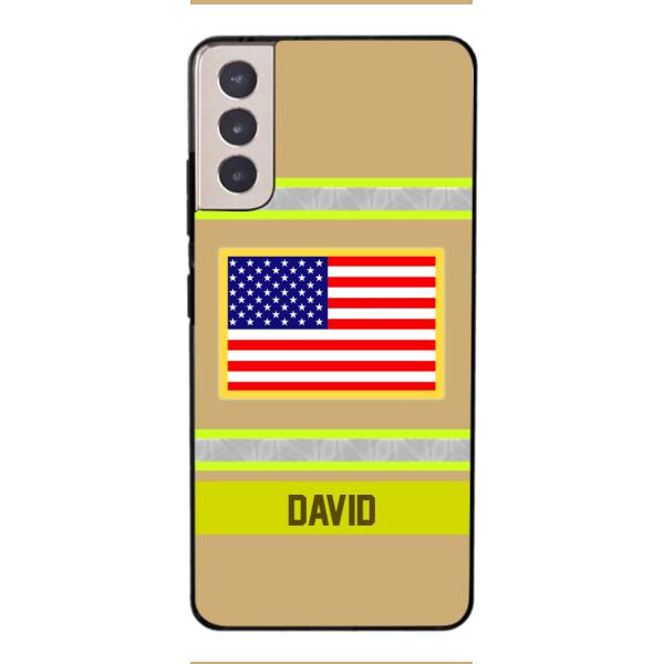 Personalized U.S Firefighter Phone Case OCT-QH10