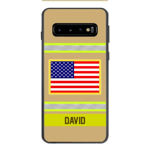 Personalized U.S Firefighter Phone Case OCT-QH10