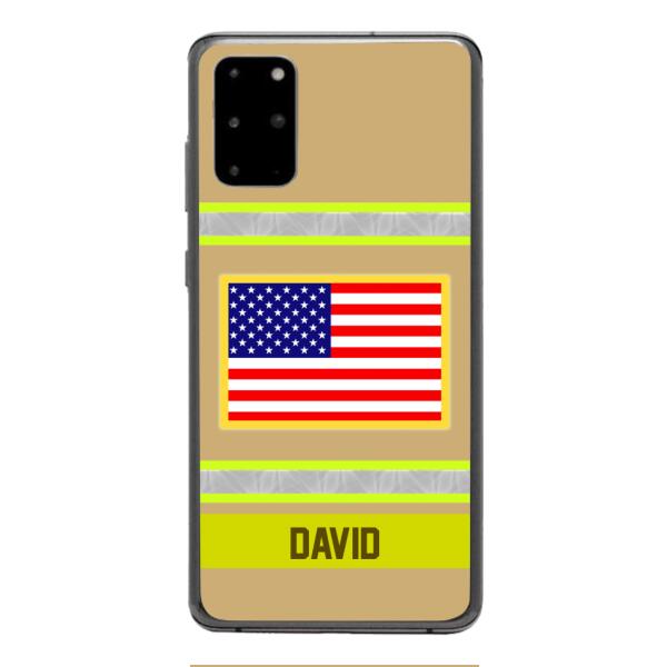 Personalized U.S Firefighter Phone Case OCT-QH10