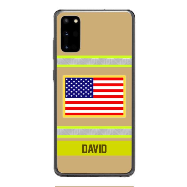 Personalized U.S Firefighter Phone Case OCT-QH10