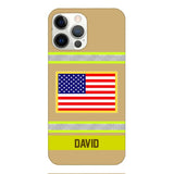 Personalized U.S Firefighter Phone Case OCT-QH10