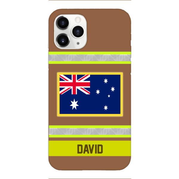 Personalized Australian Firefighter Phone Case OCT-QH10