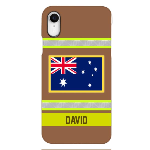 Personalized Australian Firefighter Phone Case OCT-QH10