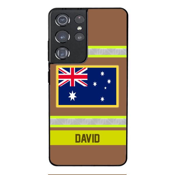 Personalized Australian Firefighter Phone Case OCT-QH10