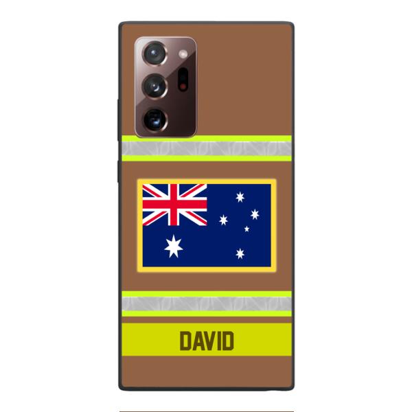 Personalized Australian Firefighter Phone Case OCT-QH10