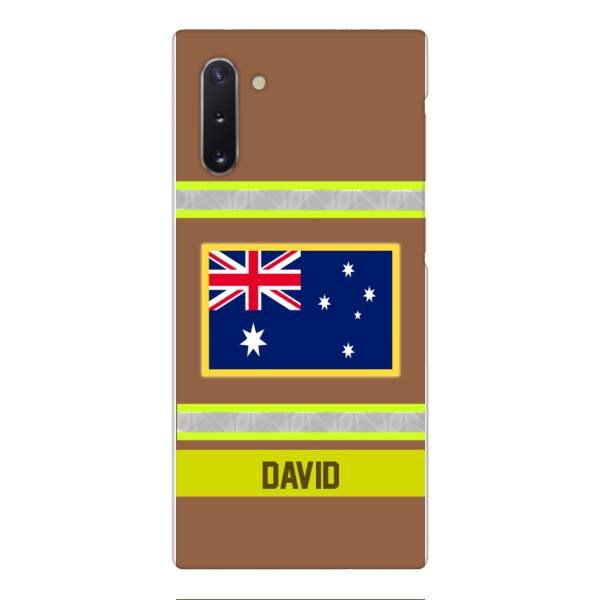 Personalized Australian Firefighter Phone Case OCT-QH10