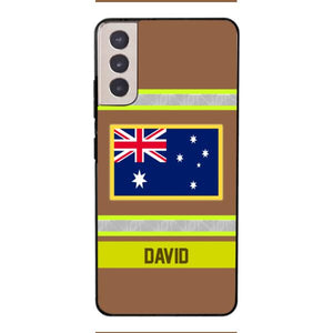 Personalized Australian Firefighter Phone Case OCT-QH10