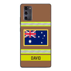 Personalized Australian Firefighter Phone Case OCT-QH10