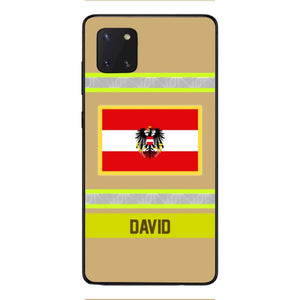 Personalized Austrian Firefighter Phone Case OCT-QH10