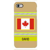 Personalized Canadian Firefighter Phone Case OCT-QH10