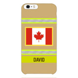 Personalized Canadian Firefighter Phone Case OCT-QH10