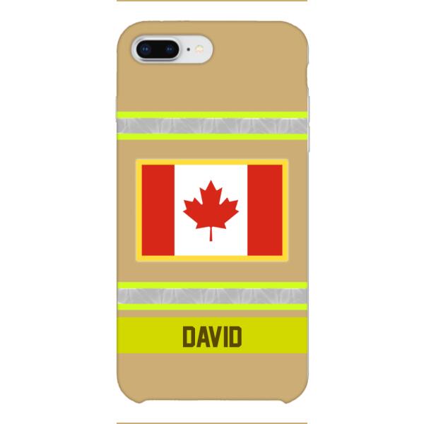 Personalized Canadian Firefighter Phone Case OCT-QH10