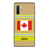 Personalized Canadian Firefighter Phone Case OCT-QH10