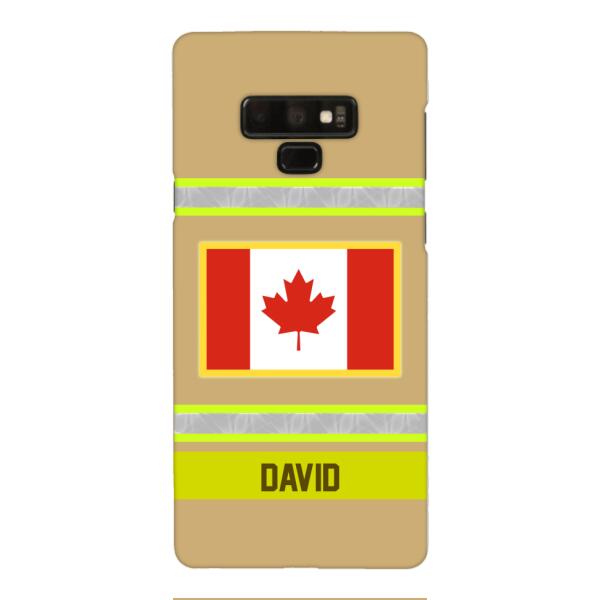 Personalized Canadian Firefighter Phone Case OCT-QH10