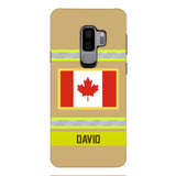 Personalized Canadian Firefighter Phone Case OCT-QH10