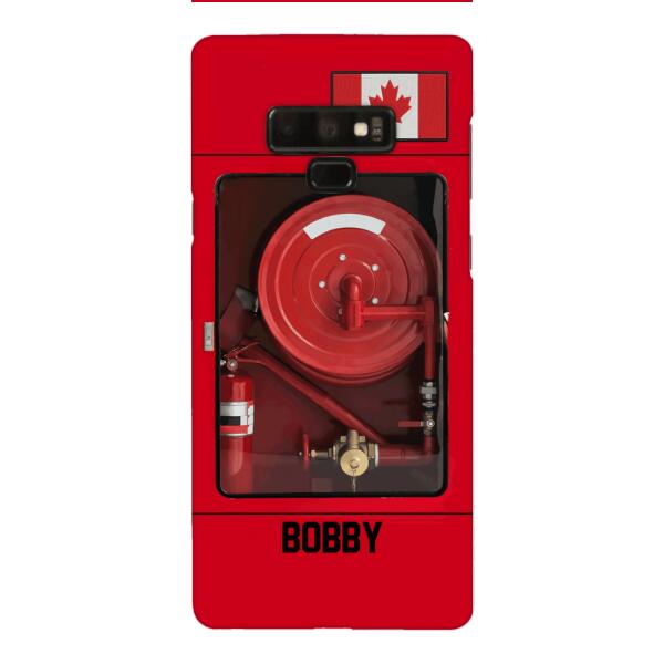 Personalized Canadian Firefighter Phone Case OCT-LN15