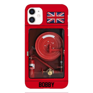 Personalized British Firefighter Phone Case OCT-LN15