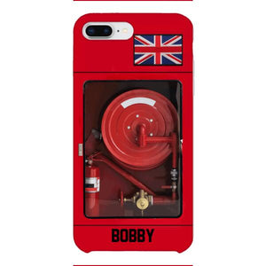 Personalized British Firefighter Phone Case OCT-LN15