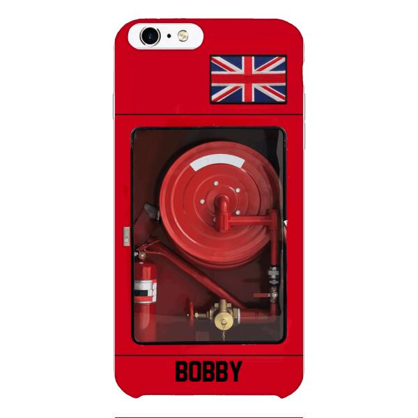 Personalized British Firefighter Phone Case OCT-LN15