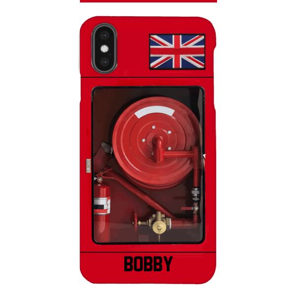 Personalized British Firefighter Phone Case OCT-LN15