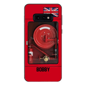 Personalized British Firefighter Phone Case OCT-LN15