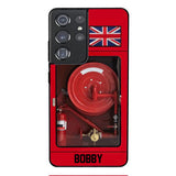 Personalized British Firefighter Phone Case OCT-LN15