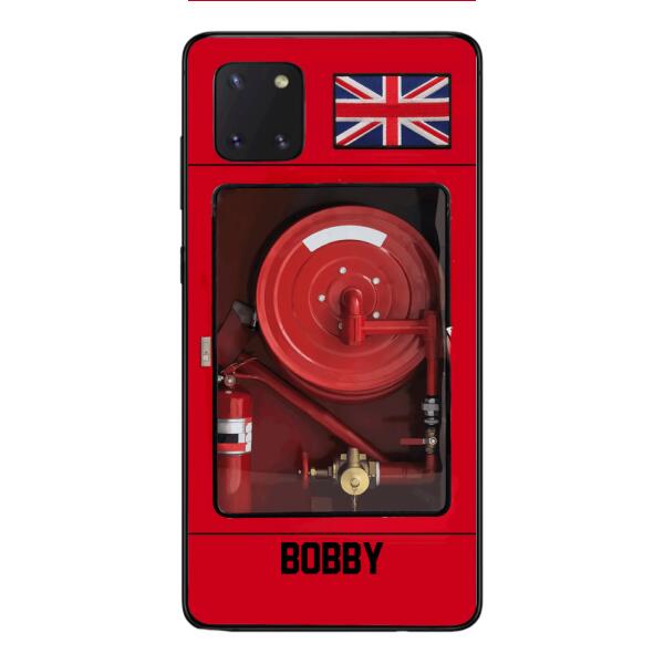 Personalized British Firefighter Phone Case OCT-LN15