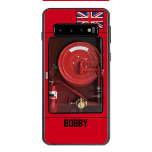 Personalized British Firefighter Phone Case OCT-LN15