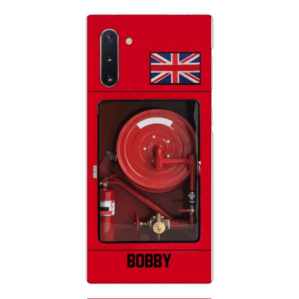 Personalized British Firefighter Phone Case OCT-LN15