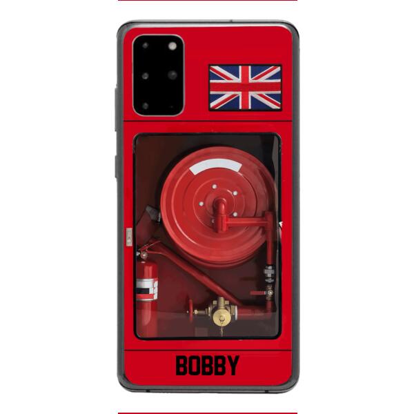 Personalized British Firefighter Phone Case OCT-LN15